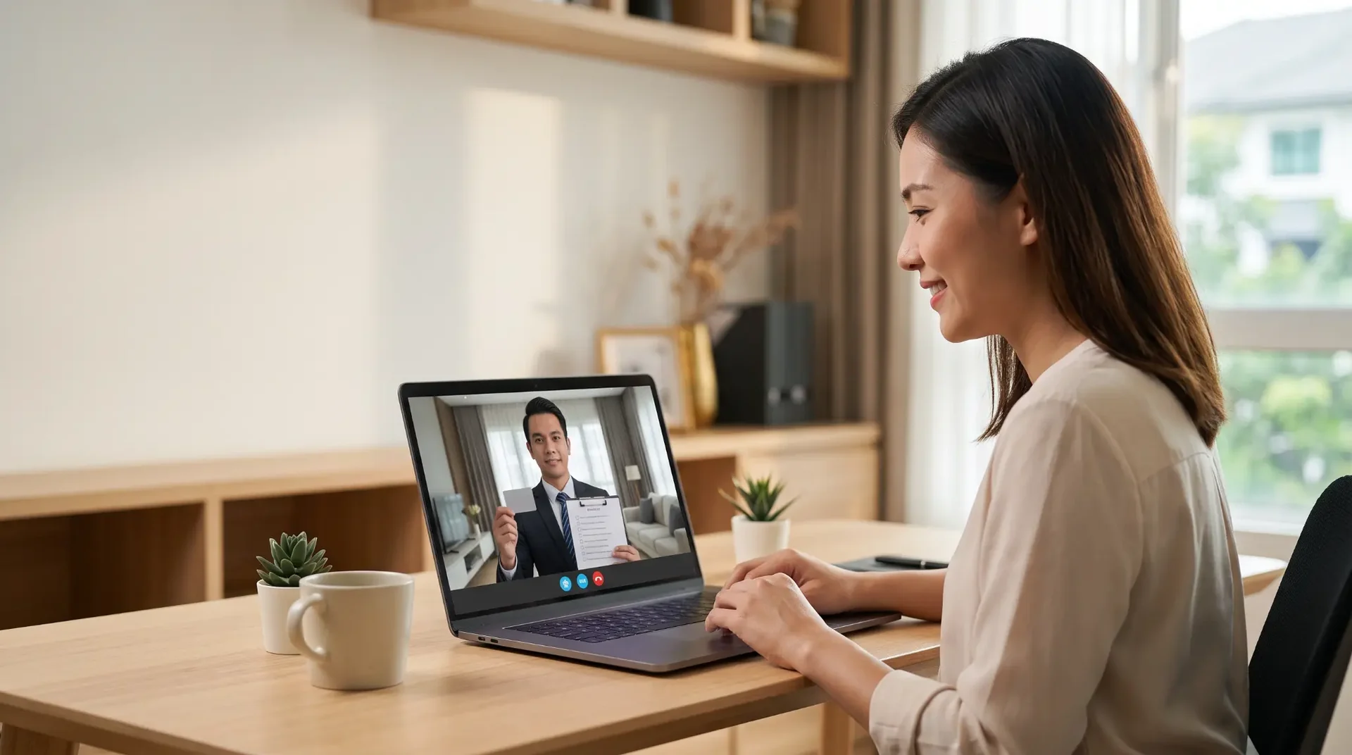Property owner coordinating remotely with a local Kuala Lumpur property manager